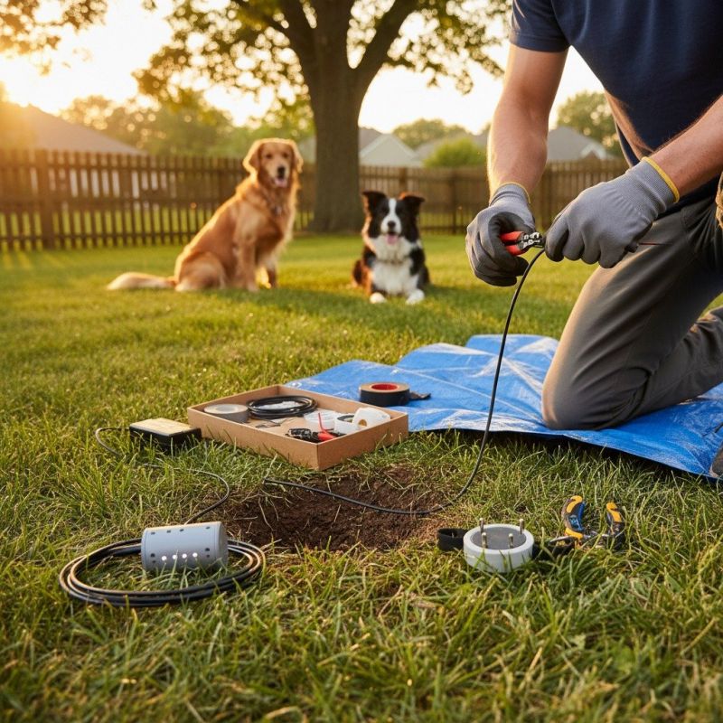 Electric Dog Fence Installation